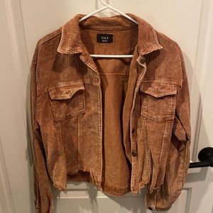 Vici Corduroy Jacket Button Up